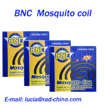 Bobina de mosquito negra de microhumo de sándalo BNC de 140 mm